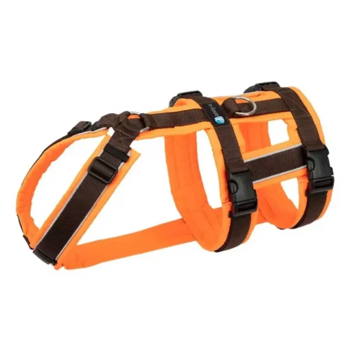 AnnyX Safety Geschirr Protect leuchtorange braun