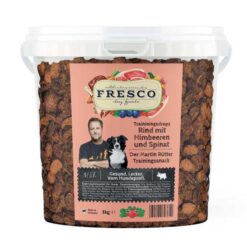 FRESCO Martin Ruetter Trainingsdrops Rind mit Himbeeren und Spinat 1kg