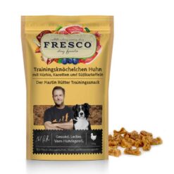 FRESCO Martin Ruetter Trainingsknoechelchen Huhn mit Suesskartoffeln Karotte und Kuerbis 150g