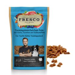 FRESCO Martin Ruetter Trainingsknoechelchen Pute mit Suesskartoffeln Karotte und Kuerbis 150g