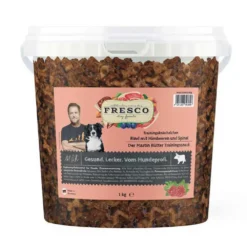 FRESCO Martin Ruetter Trainingsknoechelchen Rind mit Himbeeren und Spinat 1kg