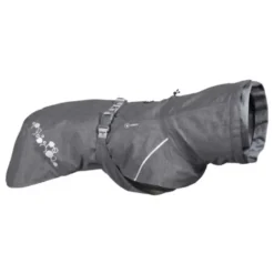 Hurtta-Regenmantel-Monsoon-Coat-grau