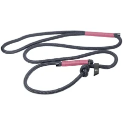 Retrieverleine Grau/Rosa