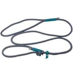 Retrieverleine grau/petrol
