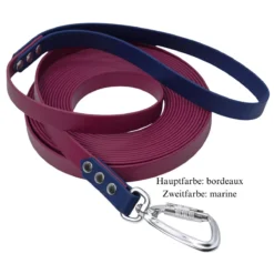 Biothane Schleppleine bordeaux/marine