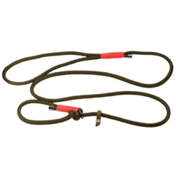 Retrieverleine oliv/orange