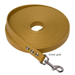 Biothane Schleppleine gold