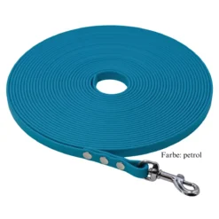 Biothane Schleppleine petrol